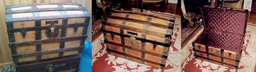 How to restore an old steamer trunk