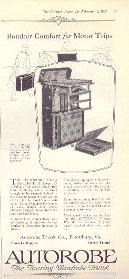 Winship wardrobe trunks, original magazine ad