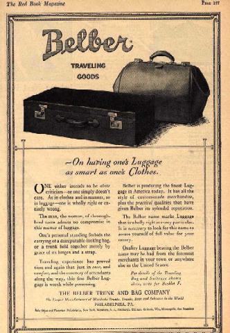 Belber trunks, history and value