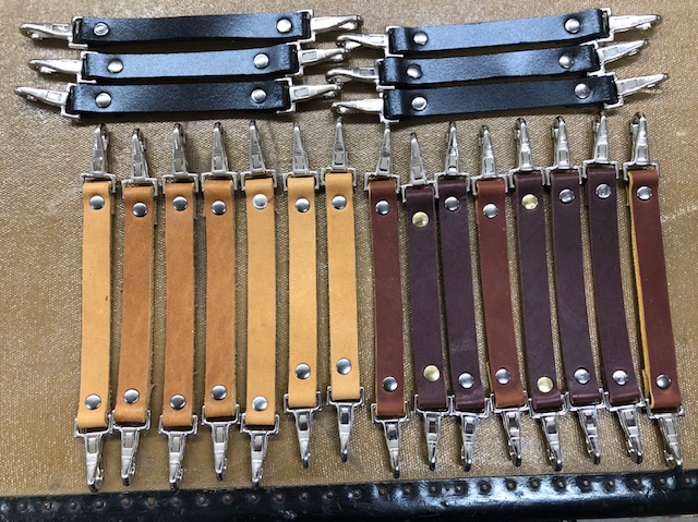 Replacement leather suitcase handles