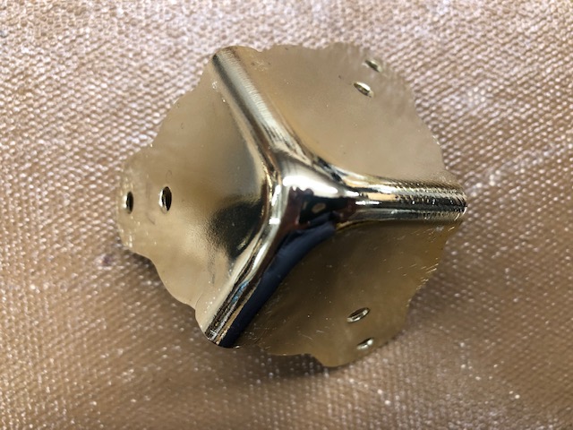 Brass trunk corners for sale