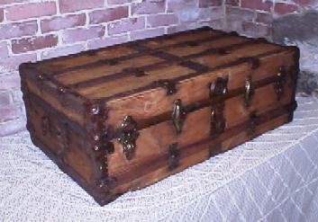 cabin trunk refinished by Brettuns Village