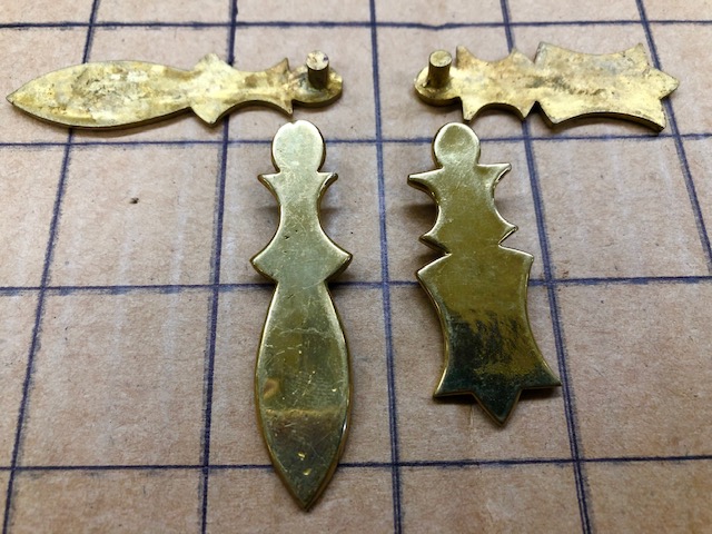 Brass cover for old trunk locks for sale