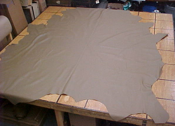 aviation black leather cow hides for sale