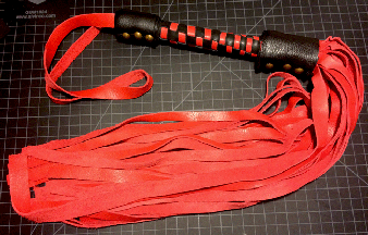 leather floggers hand made