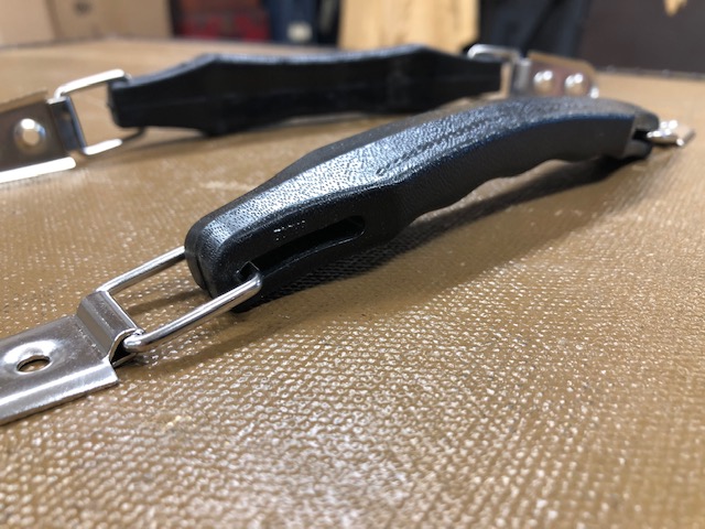 Replacement case handle with hardware
