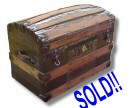 1880s dome top antique trunk for sale