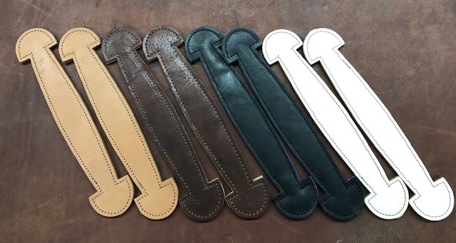 Big leather handles for trunks, vuitton leather handles