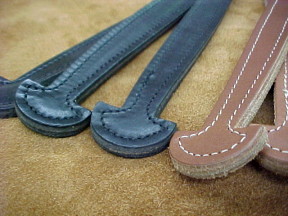 Small leather case handles