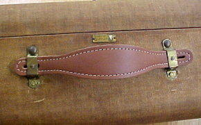 Replacement leather handles for suitcases