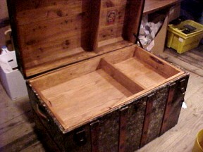 Replacement trays for antique steamer trunks