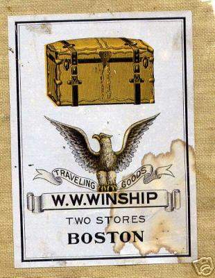 W W Winship trunks, Boston