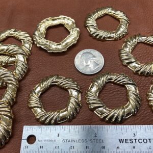 Brass wreaths for craft decorations