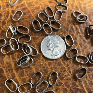 Nickel plated ovals for crafts