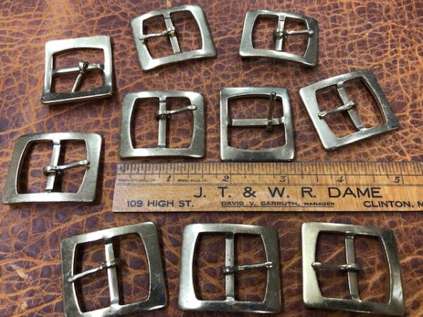stamped brass buckles