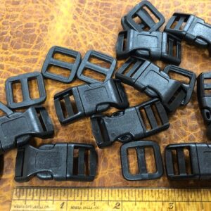 black buckles for narrow straps