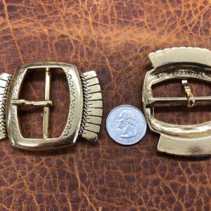 Aztec design belt buckles