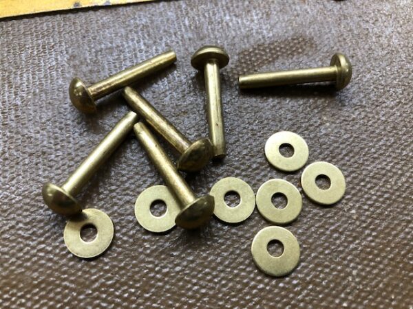 Brass Rounded Head Rivets