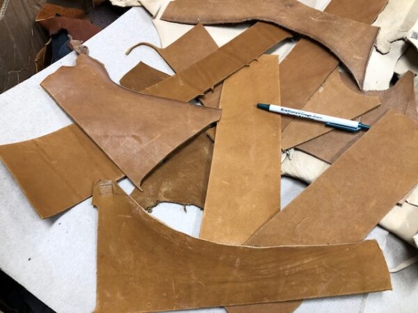 pieces are large for scrap leather