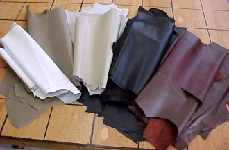 Thin Leather 2.75 oz (1.1mm) Quarter Hides in many colors