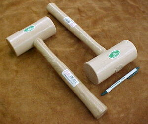 Wood mallets protect your tools
