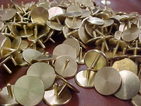 brass plated golf ball markers