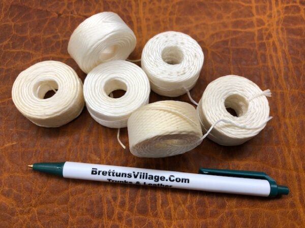 white nylon hand sewing thread