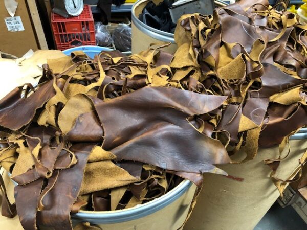Golden brown rustic leather for sale