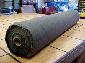 steamer trunk burlap fabric