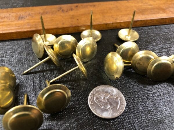 Brass buttons for trunk repair