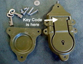 Old Style Lock & Key Set, 240328