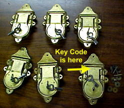 Vtg Antique Old Corbin Wheary Flat Steamer Trunk Chest Box Case Lock Key  WBT8