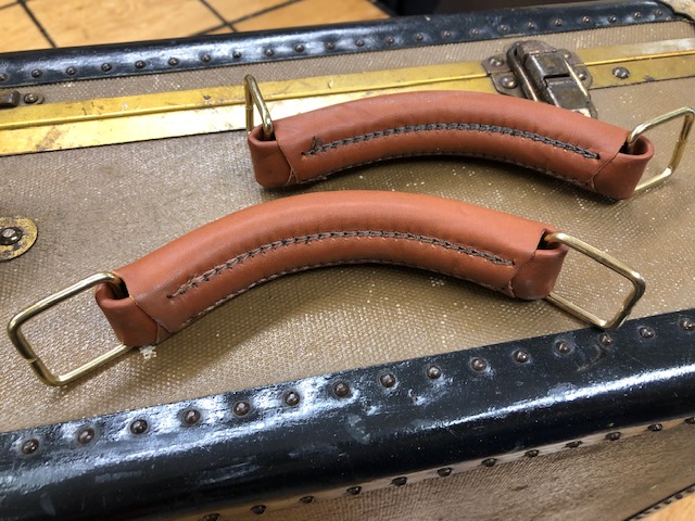 Stitched Leather Replacement Case Handle SCH-204 | Brettuns Village