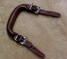 Buckle-In Leather Replacement Case Handles in three colors