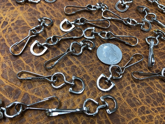 Small Nickel Plated Steel Swivel Snaps: Carabiners, Clips, Snap Hooks &  Lanyard Hooks Products