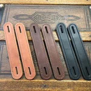 Leather handles for footlocker - TH08