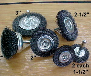 Round Wire Wheel Set for Sprucing Up Your Steamer Trunk