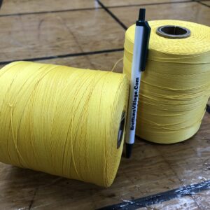 Lemon Yellow thread in one pound spools