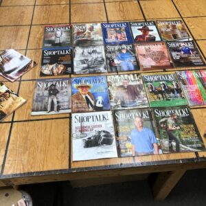 Collection of Shop Talk magazines from 2019-2020 Plus Video on Making Chaps