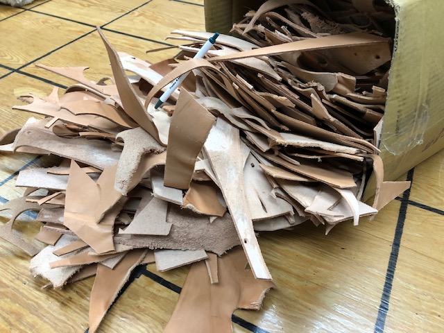 Scrap Leather Discount Leather Veg Tanned Leather for Crafts Designer  Leather Wholesale Leather Remnants P 