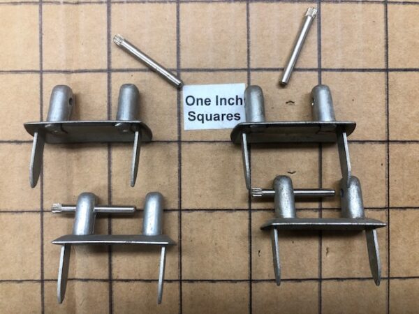 Easy to Install Suitcase Handle Brackets with Prongs for Lighter Weight Cases