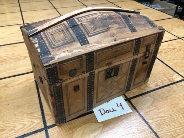 Late 1800s Doll Trunks In As-Found Condition