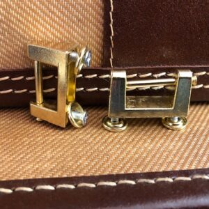 Brass Plated Steel Suitcase Handle Bracket Sets