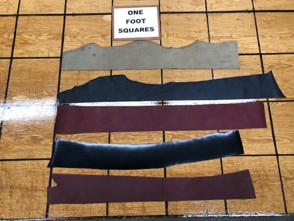 Leather Hide Clearance Saale Item 340 Set of Leather Strips