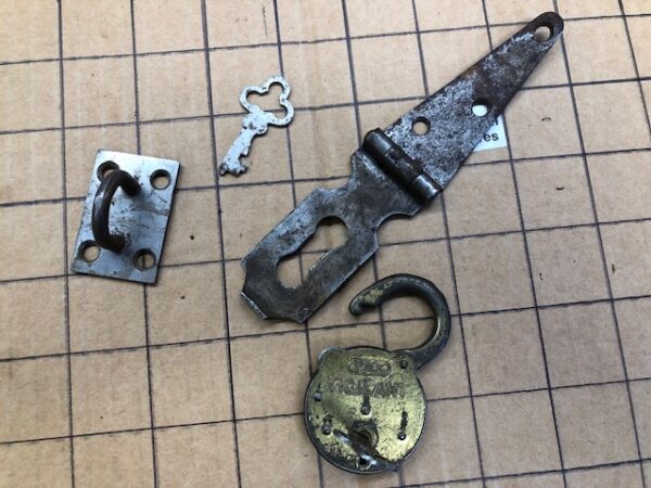 Old Stock Box Lock 163 with Working Keys