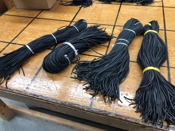 Black Leather Laces Made in the USA You Choose the Length