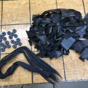 black leather craft kit