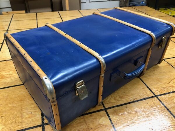 Nice Blue Trunk with Hickory Runners