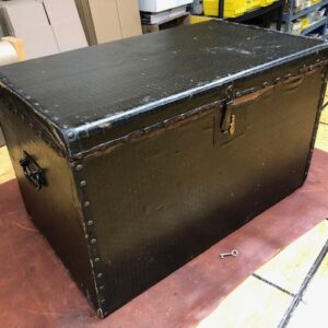 Hat Box Sized Trunk from the late 1800s with working lock and key