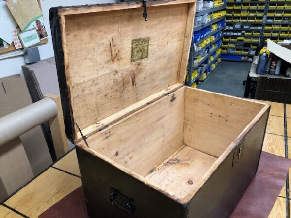 Hat Box Sized Trunk from the late 1800s with working lock and key